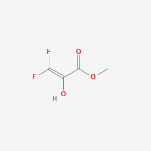 molecular formula C4H4F2O3 B13353727 Yrspjslkogxicg-uhfffaoysa- 