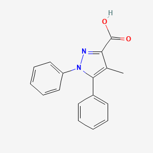 4-methyl-1,5-diphenyl-1H-pyrazole-3-carboxylic acid