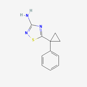 5-(1-Phenylcyclopropyl)-1,2,4-thiadiazol-3-amine