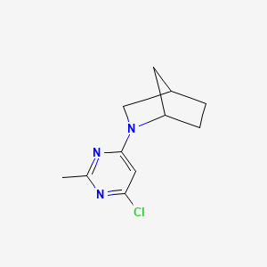 2-(6-Chloro-2-methylpyrimidin-4-yl)-2-azabicyclo[2.2.1]heptane