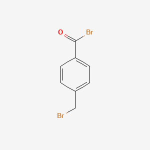 molecular formula C8H6Br2O B1335383 4-Bromomethyl benzoyl bromide CAS No. 876-07-3