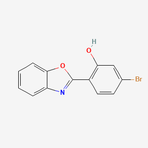 2-(Benzo[d]oxazol-2-yl)-5-bromophenol