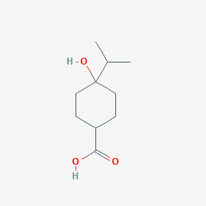 molecular formula C10H18O3 B13353865 rel(1s,4s)-4-Hydroxy-4-isopropylcyclohexanecarboxylic acid 