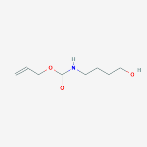 molecular formula C8H15NO3 B1335388 丙-2-烯基 N-(4-羟基丁基)氨基甲酸酯 CAS No. 339994-87-5