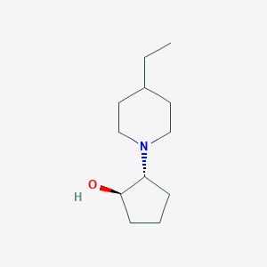 (1R,2R)-2-(4-ethylpiperidin-1-yl)cyclopentan-1-ol