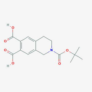 2-(tert-Butoxycarbonyl)-1,2,3,4-tetrahydroisoquinoline-6,7-dicarboxylic acid