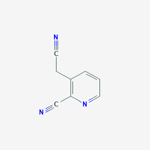 molecular formula C8H5N3 B1335409 3-(氰基甲基)吡啶甲腈 CAS No. 5912-34-5