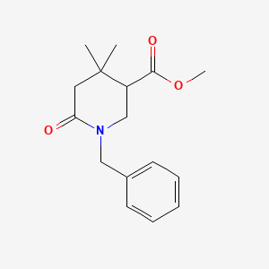 Methyl 1-benzyl-4,4-dimethyl-6-oxopiperidine-3-carboxylate