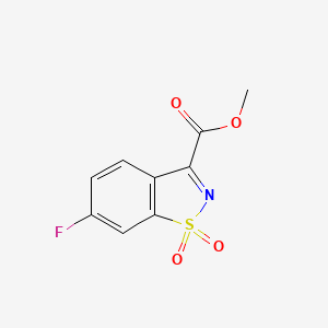 Methyl 6-fluorobenzo[d]isothiazole-3-carboxylate 1,1-dioxide