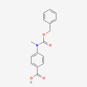 4-{[(Benzyloxy)carbonyl](methyl)amino}benzoic acid