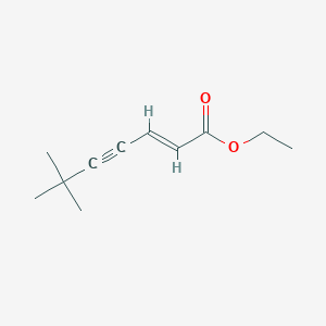 Ethyl 6,6-dimethylhept-2-EN-4-ynoate