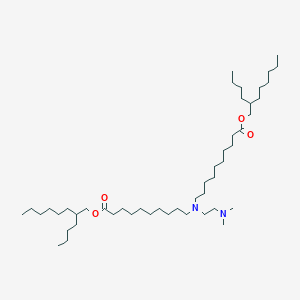 Bis(2-butyloctyl) 10,10'-((2-(dimethylamino)ethyl)azanediyl)bis(decanoate)