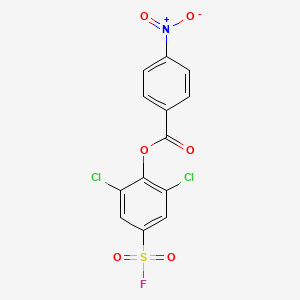 Benzenesulfonylfluoride, 3,5-dichloro-4-[(4-nitrobenzoyl)oxy]-