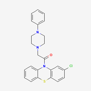 1-(2-chloro-10H-phenothiazin-10-yl)-2-(4-phenylpiperazin-1-yl)ethanone