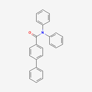 molecular formula C25H19NO B13354345 N,N-diphenyl-[1,1'-biphenyl]-4-carboxamide 