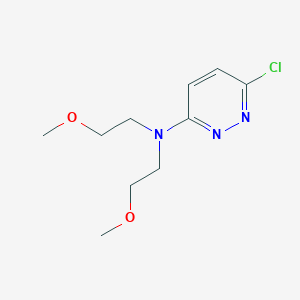 6-chloro-N,N-bis(2-methoxyethyl)pyridazin-3-amine