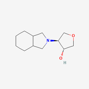 Rel-(3R,4S)-4-(octahydro-2H-isoindol-2-yl)tetrahydrofuran-3-ol