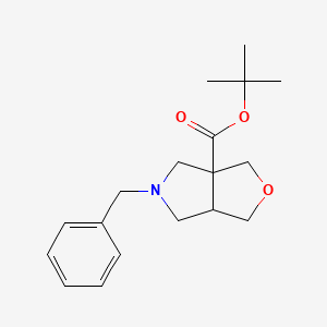 tert-Butyl 5-benzylhexahydro-1H-furo[3,4-c]pyrrole-3a-carboxylate