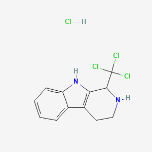 molecular formula C12H12Cl4N2 B13354477 1-(trichloromethyl)-2,3,4,9-tetrahydro-1H-pyrido[3,4-b]indole hydrochloride 