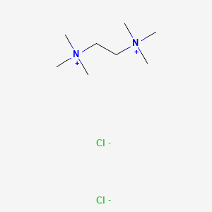 molecular formula C8H22Cl2N2 B13354519 Ethylenebis(trimethylammonium) dichloride CAS No. 23252-62-2