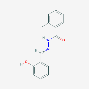 N-[(2-hydroxyphenyl)methylideneamino]-2-methylbenzamide