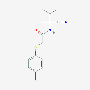 N-(2-Cyano-3-methylbutan-2-yl)-2-(p-tolylthio)acetamide