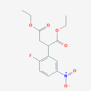 Diethyl 2-(2-fluoro-5-nitrophenyl)succinate