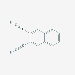 molecular formula C14H8 B13354561 2,3-Diethynylnaphthalene 