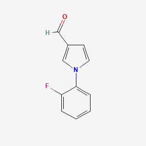 B1335457 1-(2-fluorophenyl)-1H-pyrrole-3-carbaldehyde CAS No. 691862-62-1