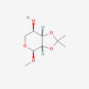 (3AS,4S,7R,7aS)-4-methoxy-2,2-dimethyltetrahydro-4H-[1,3]dioxolo[4,5-c]pyran-7-ol