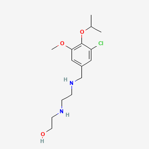 2-({2-[(3-Chloro-4-isopropoxy-5-methoxybenzyl)amino]ethyl}amino)ethanol