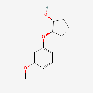 Rel-(1R,2R)-2-(3-methoxyphenoxy)cyclopentan-1-ol