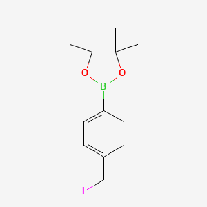 2-(4-(Iodomethyl)phenyl)-4,4,5,5-tetramethyl-1,3,2-dioxaborolane