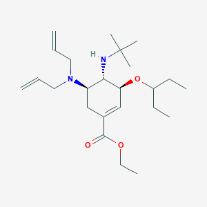 (3S,4S,5R)-Ethyl 4-(tert-butylamino)-5-(diallylamino)-3-(pentan-3-yloxy)cyclohex-1-enecarboxylate