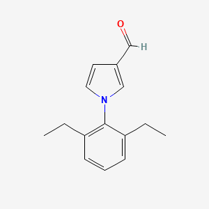 molecular formula C15H17NO B1335471 1-(2,6-二乙基苯基)-1H-吡咯-3-甲醛 CAS No. 881041-54-9