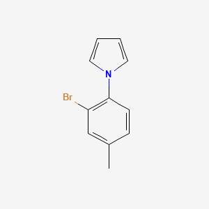 molecular formula C11H10BrN B1335472 1-(2-bromo-4-methylphenyl)-1H-pyrrole CAS No. 142044-85-7
