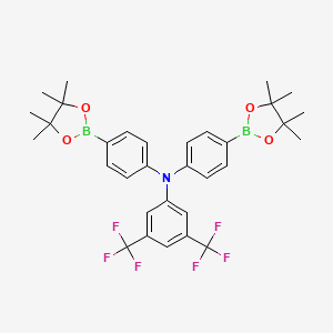 N,N-bis(4-(4,4,5,5-Tetramethyl-1,3,2-dioxaborolan-2-yl)phenyl)-3,5-bis(trifluoromethyl)aniline