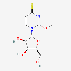 molecular formula C10H14N2O5S B13354763 1-((2R,3R,4S,5R)-3,4-Dihydroxy-5-(hydroxymethyl)tetrahydrofuran-2-yl)-2-methoxypyrimidine-4(1H)-thione 