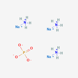 molecular formula H12N3Na3O4P+3 B13354782 Sodiumammoniumphosphate 