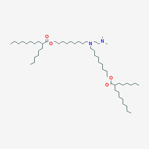 molecular formula C54H108N2O4 B13354794 ((2-(Dimethylamino)ethyl)azanediyl)bis(nonane-9,1-diyl) bis(2-hexyldecanoate) 