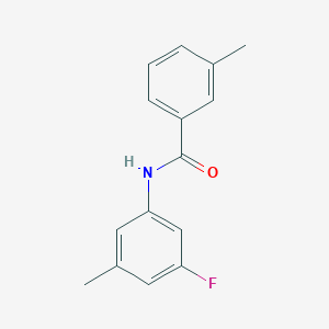 N-(3-fluoro-5-methylphenyl)-3-methylbenzamide