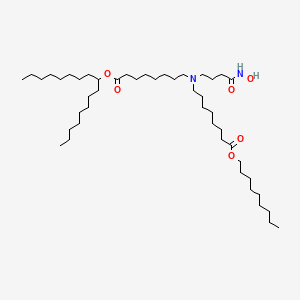 Heptadecan-9-yl 8-((4-(hydroxyamino)-4-oxobutyl)(8-(nonyloxy)-8-oxooctyl)amino)octanoate