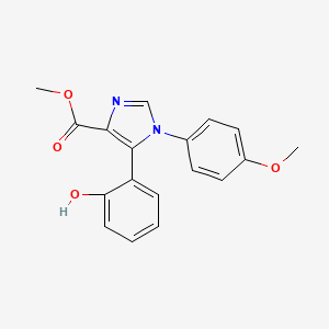 methyl 5-(2-hydroxyphenyl)-1-(4-methoxyphenyl)-1H-imidazole-4-carboxylate