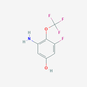 3-Amino-5-fluoro-4-(trifluoromethoxy)phenol