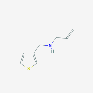 molecular formula C8H11NS B1335493 N-(thiophen-3-ylmethyl)prop-2-en-1-amine CAS No. 892592-88-0