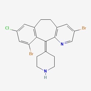 3,10-Dibromo-8-chloro-11-(piperidin-4-ylidene)-6,11-dihydro-5H-benzo[5,6]cyclohepta[1,2-b]pyridine