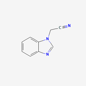 molecular formula C9H7N3 B1335498 1H-苯并咪唑-1-基乙腈 CAS No. 4414-74-8
