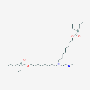 molecular formula C36H72N2O4 B13354981 ((2-(Dimethylamino)ethyl)azanediyl)bis(octane-8,1-diyl) bis(2-ethylhexanoate) 