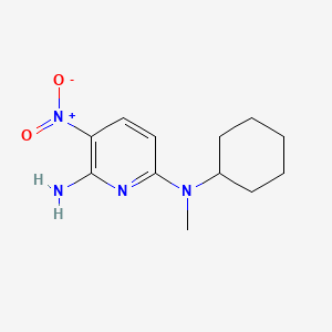 N~6~-cyclohexyl-N~6~-methyl-3-nitropyridine-2,6-diamine