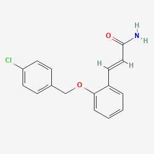 3-{2-[(4-Chlorobenzyl)oxy]phenyl}acrylamide